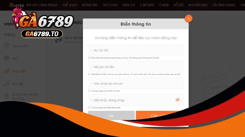 Để đảm bảo nạp tiền Ga6789 an toàn, nên lưu ý các điểm quan trọng